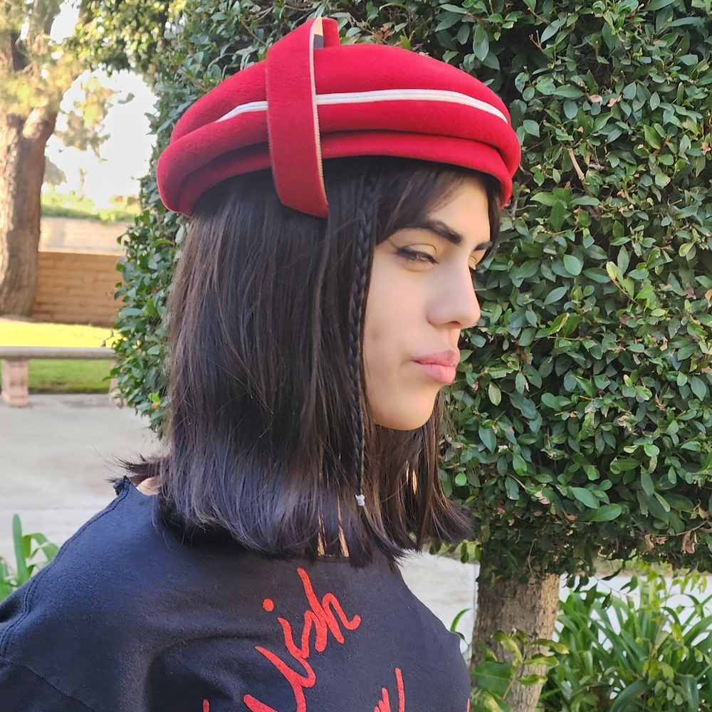 Vintage red beret